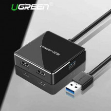 USB 3.0 4 Port Hub model US168 đen 20CM Ugreen 20786