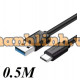 Cáp USB 3.0 to USB Type-C dài 0.5m chính hãng Ugreen 20881 cao cấp