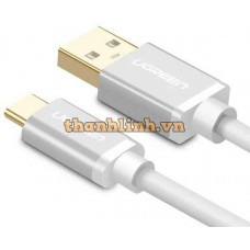 Cáp USB 3.0 ra USB-C model US187 trắng 1m Ugreen 30466