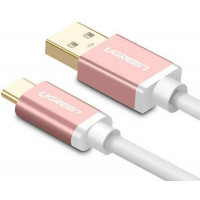 Cáp USB 3.0 ra USB-C model US187 vàng hồng 2m Ugreen 30540