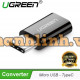 Bộ chuyển đổi vỏ nhôm USB-C đực ra Micro USB cái model US189 xám 0 Ugreen 40945
