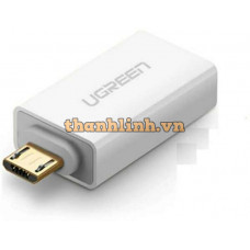 Bộ chuyển đổi Micro USB ra USB 2.0 model US195 trắng Ugreen 30529