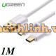 Cáp dữ liệu A to Micro USB + USB Type C USB US197 trắng 1 5M Ugreen 30577