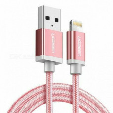 Cáp Lightning ra USB ( vỏ nhôm dây bện ) MFI model US199 vàng hồng 1,5M vàng hồng 1,5M Ugreen 30591