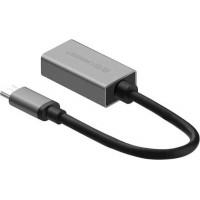Cáp Micro USB 2.0 ra USB OTG model US202 vàng 15Cm Ugreen 30896