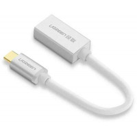 Cáp bện USB Type-C OTG 2.0 model US203 trắng Ugreen 40325