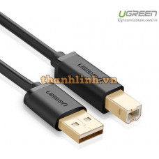 Cáp mạ vàng máy in USB 3.0 A đực ra B đực model US210 1,5M Ugreen 30754