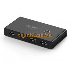 Bộ chia sẻ máy in USB 4 thiết bị vào 2 máy tính Ugreen 30768