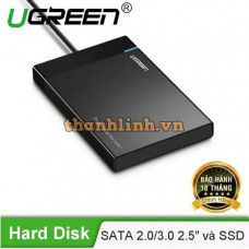 Hộp ổ cứng 2 5 hard disk box với cáp model US221 Ugreen 30847