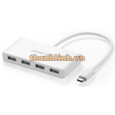 TYPE C to USB 3.0 4 Ports HUB model US234 Ugreen 40379