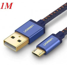 Cáp bện sạc và truyền dữ liệu USB2 0 ra micro USB model US246 0,5M Ugreen 40396