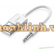 Sạc USB A đực ra 3,5mm đực ipod model US260 trắng Ugreen 50146