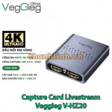 Capture Card HDMI USB 3.0 Veggieg V-HZ20