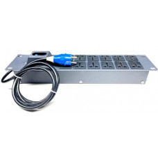 Thanh nguồn PDU 12 chấu C13 - MCB 20A Unirack UNR P12M20/2U-C13