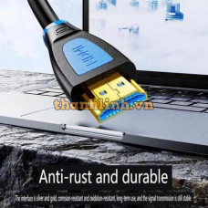 Cáp HDMI 3M Dtech DT-H005FX cao cấp 4K chính hãng