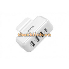 Sạc Macbook ==> 2 USB 2.4A + USB QC3.0 + PD 45W Unitek (1002A)