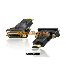 Đầu Chuyển Đổi HDMI -> DVI 1080P@60Hz UNITEK A006BBK