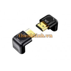 Đầu Chuyển Đổi HDMI 8K@60Hz Đổi Góc UNITEK A1046ABK03