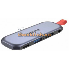 Hub Chia 4 Trong 1 Type-C -> USB 3.0 + AUDIO + HDMI +TF/SD UNITEK D1070A