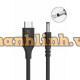 Cáp Sạc Type-C -> DC 4.0 X 1.7mm 65W UNITEK C14118BK