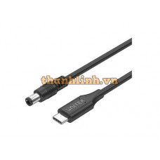 Cáp Sạc Type-C -> DC 65W Jack 5,5 X 1,7 Mm UNITEK C14119BK