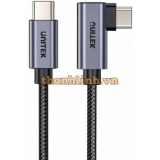 Cáp Type-C 100W 90 Độ Dài Đến 5m UNITEK C14123BK