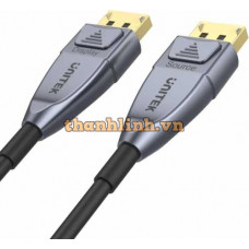 Cáp Displayport to Displayport 1.4 sợi quang Optical Fiber dài 10M độ phân giải 8K@60Hz Unitek C1616GY cao cấp