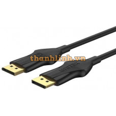 Cáp Displayport 1.4 8K 1 mét (8K @60HZ, 4K 144HZ, 1440P @240HZ) Unitek C1624BK