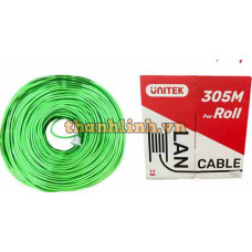 Cáp Mạng CAT6E STP Cuộn 305m UNITEK C18144GN