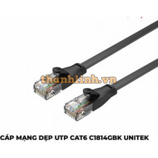 Cáp Mạng Dẹp UTP Cat6 C1814GBK UNITEK