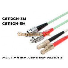 Cáp LC/UPC -> SC/UPC OM3/1.5 10 GIGABIT C8111GN/C8112GN UNITEK