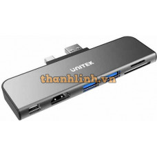 Dock Mở Rộng USB 3.1 + HDMI + MINI DP + TF + SD UNITEK D1021A