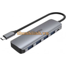 Cáp Type-C ==> 4 USB 3.0 + Micro USB 10W Unitek H1107A