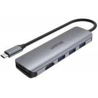 Cáp Type-C sang 3 USB 3.0 + HDMI + TF/SD Unitek H1107F