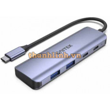 Bộ Chuyển Đổi 4 Cổng Type-C -> USB-A + Type-C UNITEK H1107Q