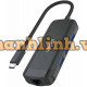 Hub Chia 2 Trong 1 Type-C -> USB3.0 + LAN UNITEK H1110A