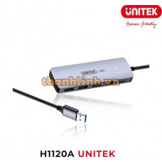 Bộ Chuyển Đổi 5 Cổng USB3.2 -> USB3.2 + PD 10Gbps UNITEK H1120A