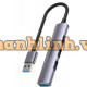 Hub Chia USB-A 4 Cổng UNITEK H1208A
