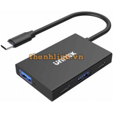 Hub Chia 2 Trong 1 Type-C -> USB3.0 + Type-C UNITEK H1302A