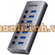Bộ Chia 7 Cổng USB3.0 Có Công Tắc UNITEK H1314A01-EU