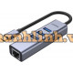 Cáp Type-C ==> 3 USB 3.0 + LAN Unitek H1904A