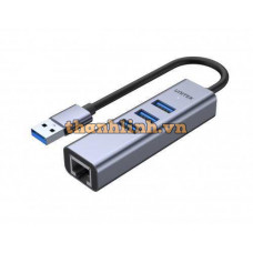 Hub chia USB 3.0->3USB 3.0+LAN Unitek H1906A