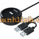 BỘ CHIA TÍN HIỆU USB 4 CỔNG RA 1 CỔNG 2.0 H200DBK ĐEN H200DWH TRẮNG HÃNG Unitek