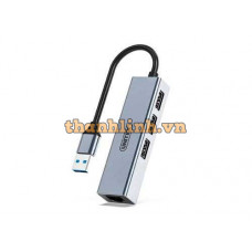 Bộ Chuyển Đổi 4 Cổng USB ->USB 3.0 + LAN UNITEK H312B