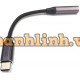 Dây Cáp chuyển đổi cổng Type-C ra cổng DC3.5MM AUDIO Unitek M207A