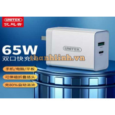 Dock Sạc Type-C + USB-A 65W UNITEK P111A