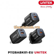 Củ Sạc Nhanh GaN Zeno 20W 2 Cổng UNITEK P1128ABK01-EU