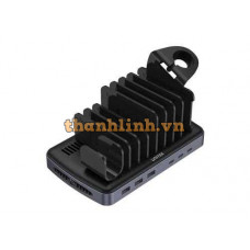 Sạc 3USB 2.4A+2Type-C PD60W UNITEK P1207B