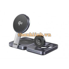 Trạm Sạc 3 Trong 1 Gấp Gọn Qi2 UNITEK P1300AGY01