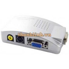 Bộ chuyển đổi VGA sang RCA S-Video QS410 (Hộp màu cam)